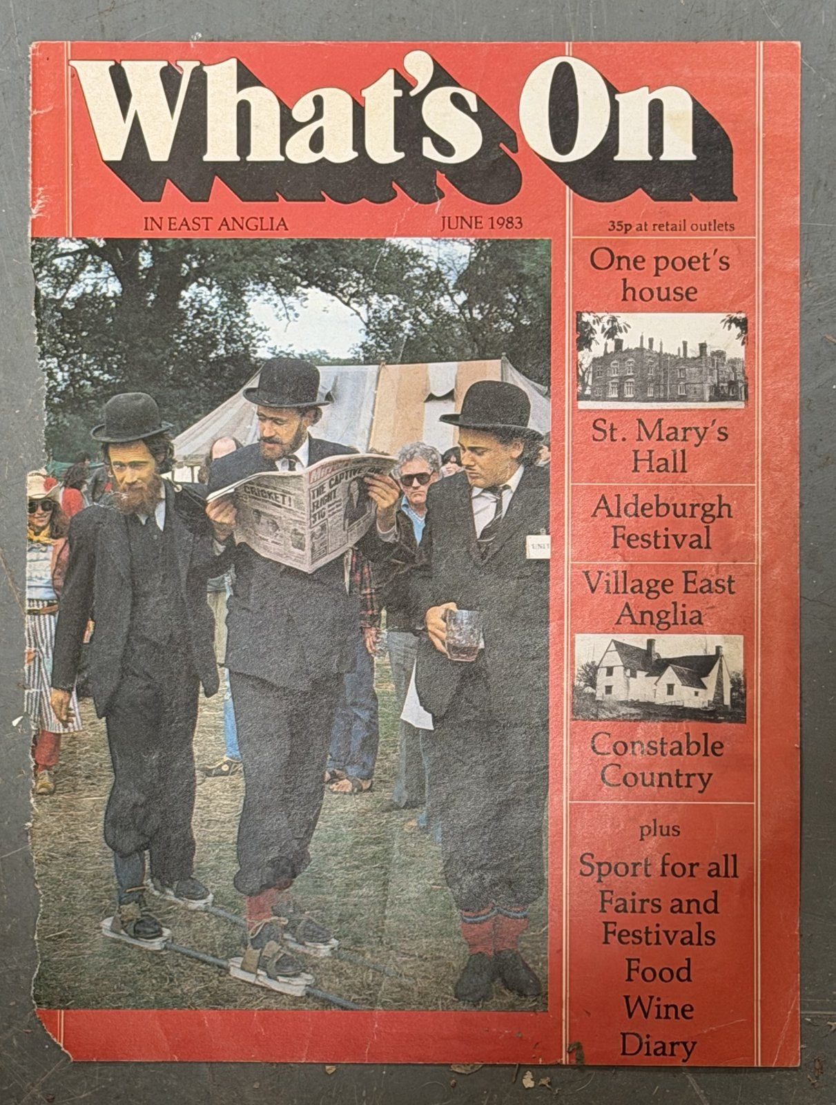 What's On magazine cover featuring the performers